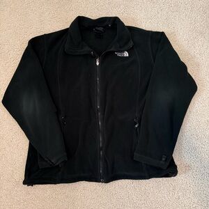 North Face Classic Full-Zip Fleece Jacket Olive Green Men’s Medium Winter Coat